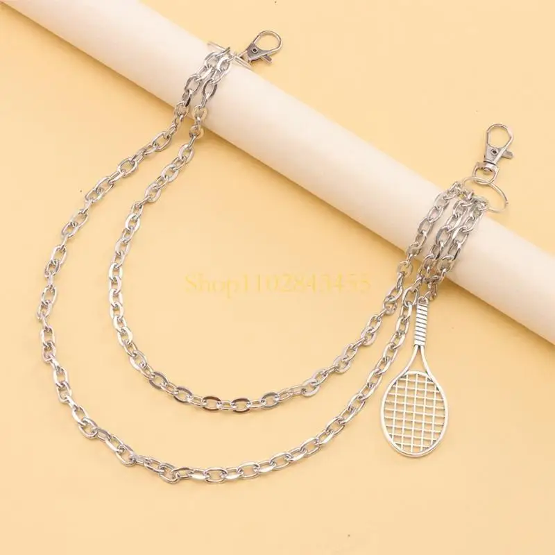 Calça jeans com corrente 49mc