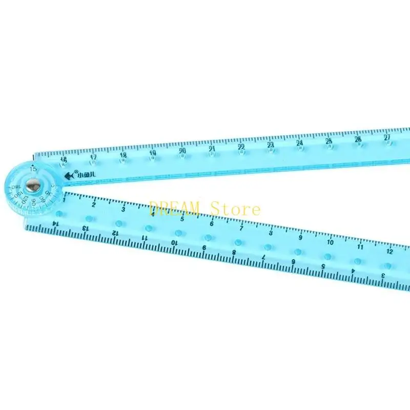 Clear Folding Ruler Measuring length 0-30cm Centimeters Scale Math Drawing Ruler best sale