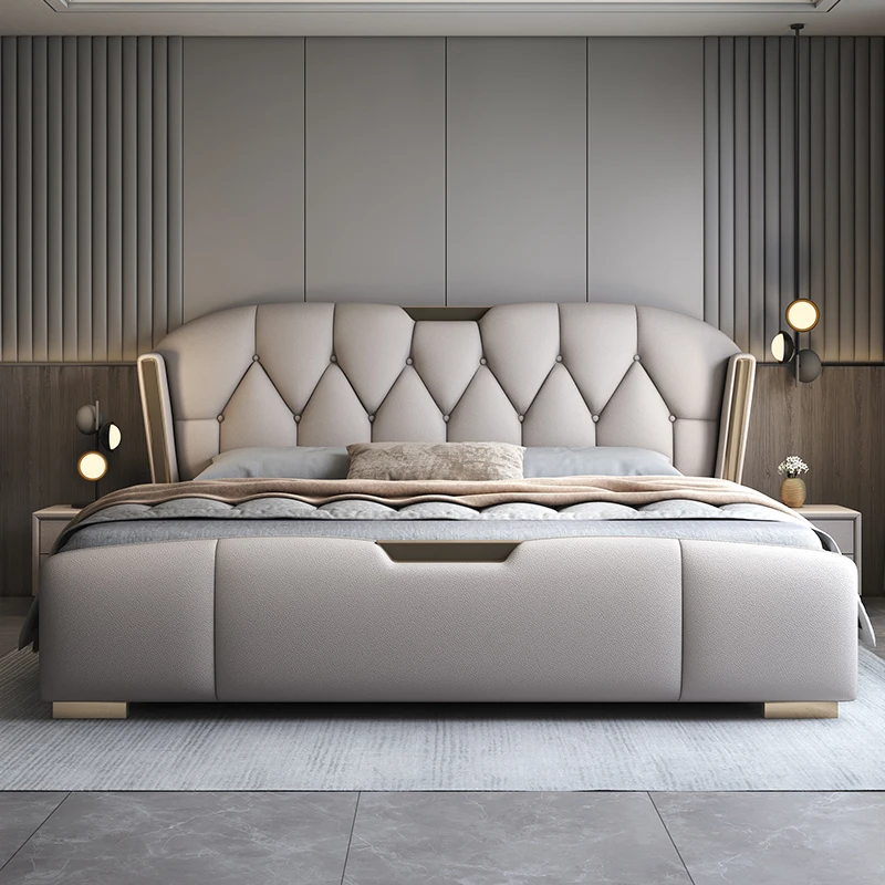 180x200cm Relax Beds Beauty European Comfortable Minimalist Beds Princess Fashionable Camas De Dormitorio Bedroom Furniture