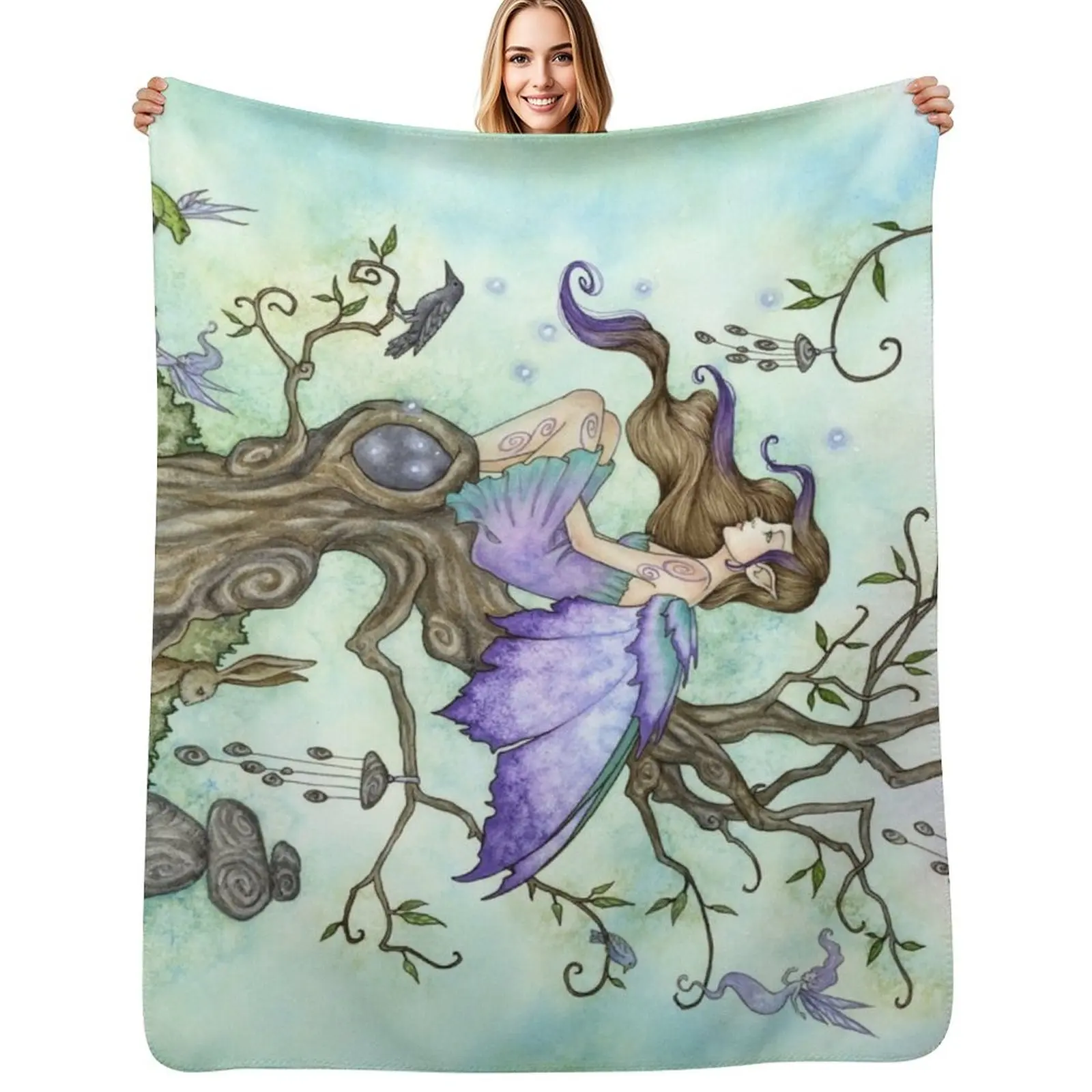 Wind Chimes Throw Blanket Fashion Sofas Kid'S Winter beds cosplay anime Nap Luxury St Blankets