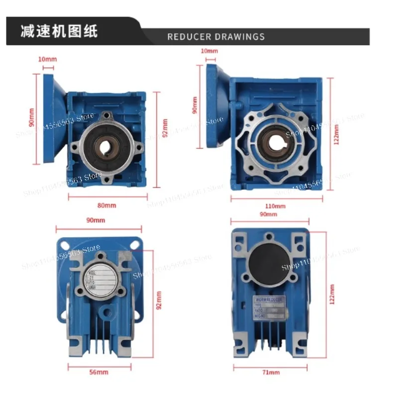 

200 Вт DC замедление RV40 турбо червячный прямоугольный двигатель 12 В 24 В двигатель постоянного тока с регулировкой скорости