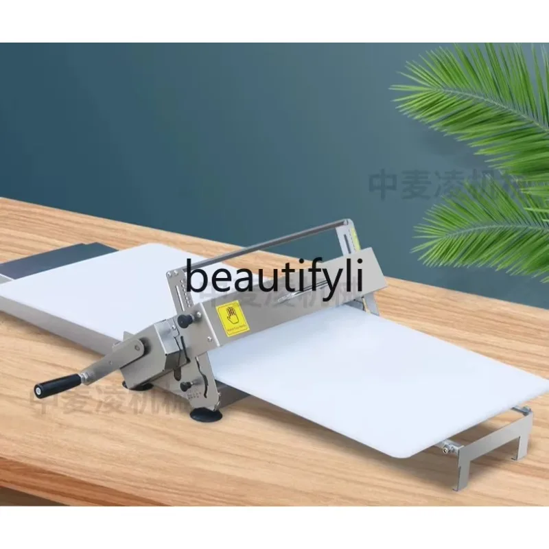 A55 Desktop Folding Manual Puff Pastry Machine, Croissant Skin, French Egg Tart Skin Forming Machine
