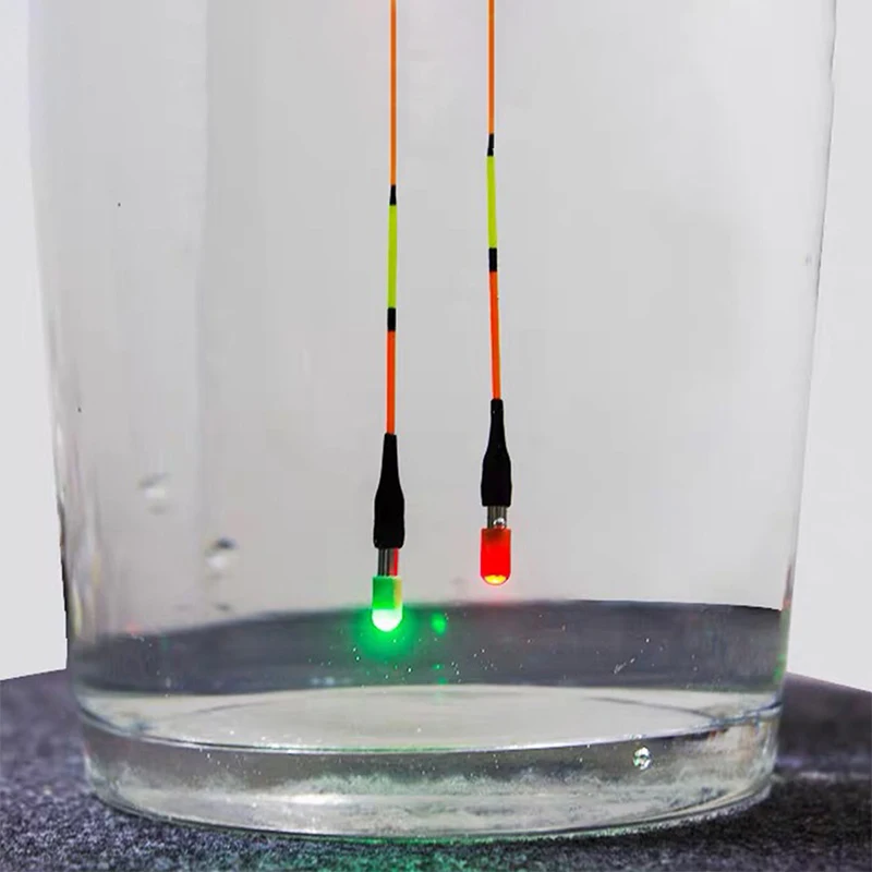 Dlyfull Electronic Light Stick Set LED Light + Green/Red Glow Stick Night Fishing Accessory with CR311 Battery view 4