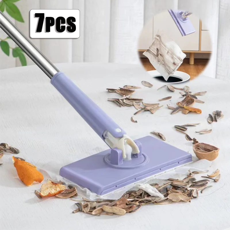 Automatic Household Cleaning Mini Mop Multi-function Towel Mop French Window Cleaner Dedusting Tool Household Cleaning Appliance