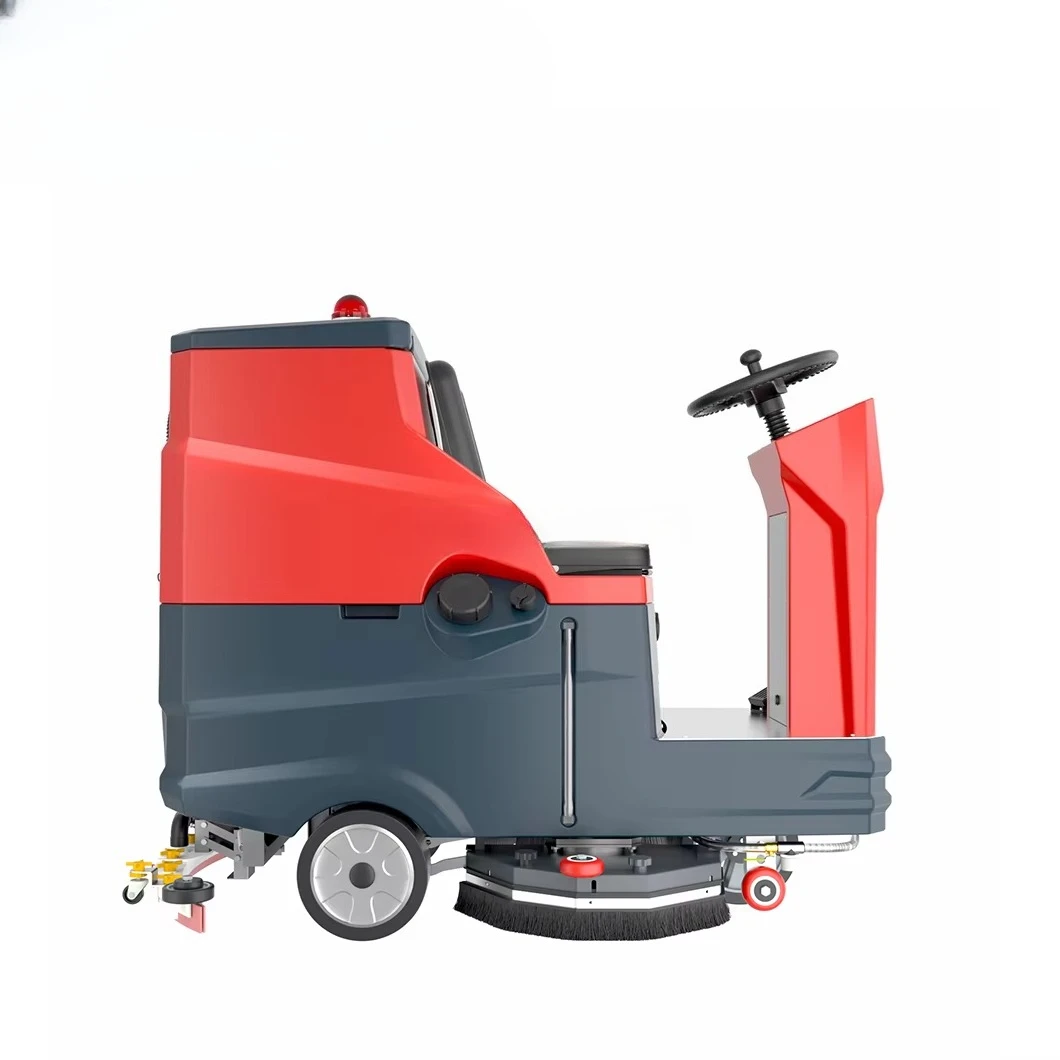 Battery Ride On Floor Scrubber Drying 22 Inch Floor Washer with Squeegee for Concrete Floor Industrial Cleaning Machine