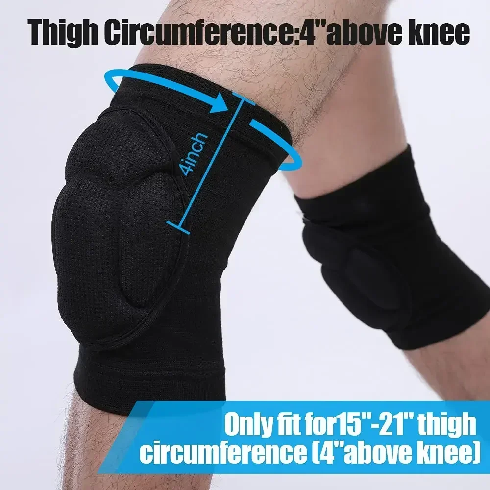 

Knee Pads for Men & Women, Kick Boxing and Muay Thai Training, Foam Padded Support Guard for Grappling, MMA,Martial Arts