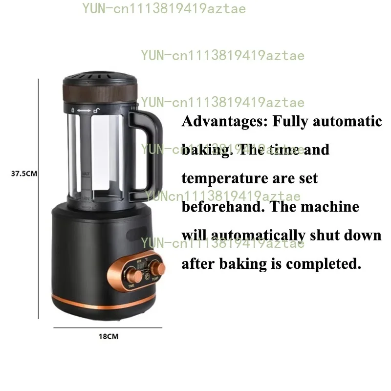 110V/220V Small Household Coffee Bean Roasting Machine With Temperature Control automatic Temperature Adjustment Timed