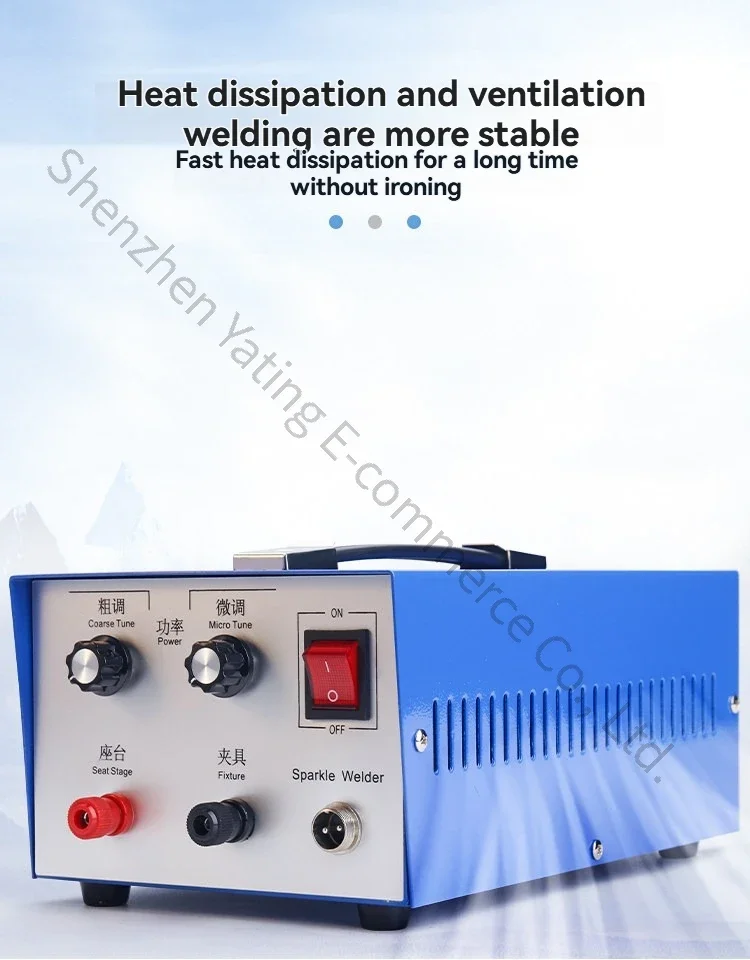 Jewelry pulse welding 20A manual laser welding machine, handheld spot welding tool, jewelry making and repair.