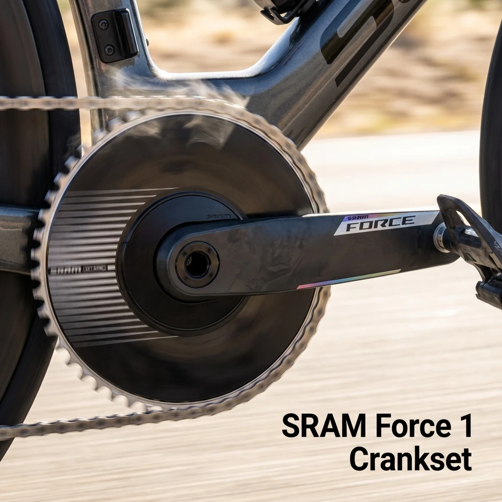 

Комплект шатунов SRAM Force 1 FC-FRC-1-E1, 12/13 скоростей, с одной звездочкой, доступен в размерах 44T-50T, с цепной передачей 45,0 мм, для велосипедного оборудования