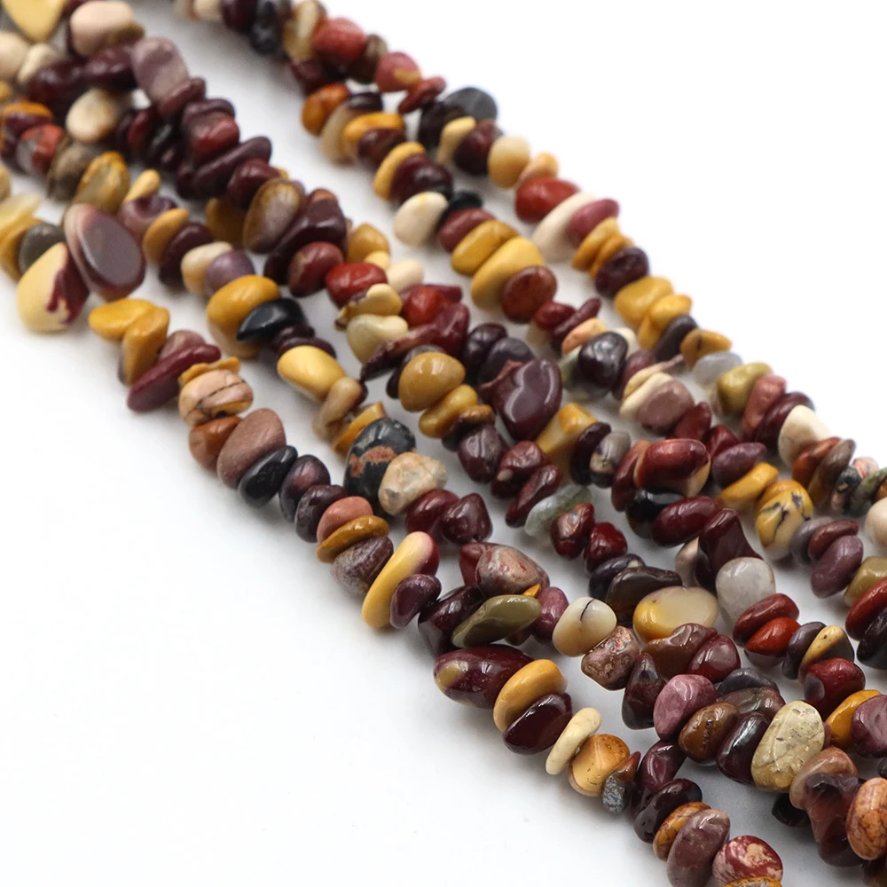 3-5mm Natural Irregular Mookaite Stone Beads Gravel Chips Loose Spacer Beads for Jewelry Making DIY Bracelet Necklace Accessorie