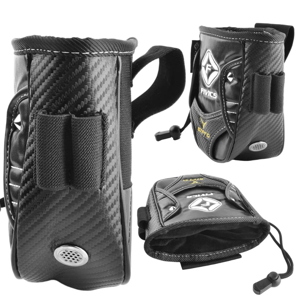 

1PC Release Aids Storage Bag Achery Leather Velvet Fabric Protective Bag for Outdoor Hunting Shooting Target