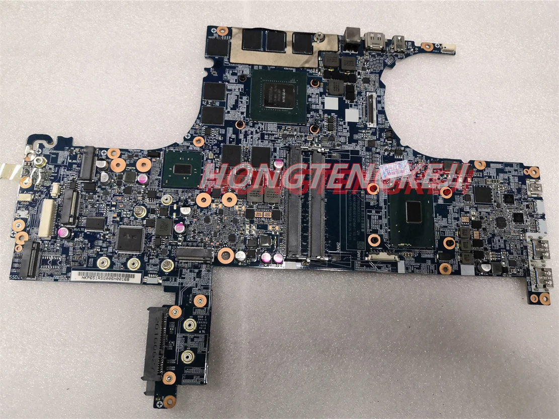 Used 6-77-P650RSGA-N02A P650RSMB-0D for Clevo P650RS Monster Tulpar T7 laptop motherboard with I7-6700HQ AND GTX1070M TEST OK