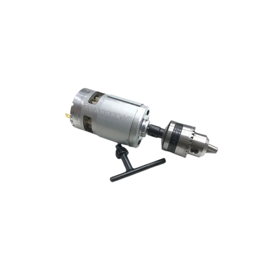 12V-24V mini bench drill DIY electric drill simple hand drill 775 motor electric drill cutting, polishing and drilling