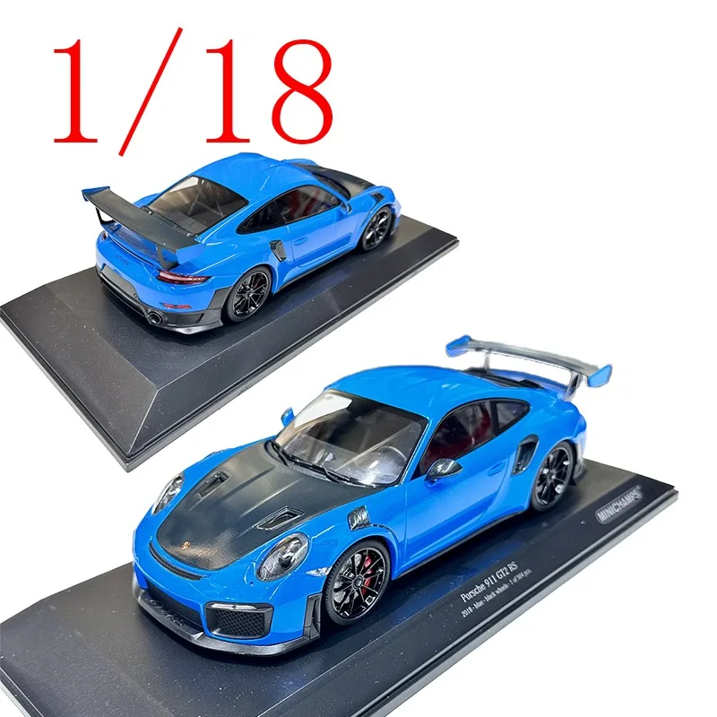 

Minichamps Diecast 1/18 Scale Porsche Alloy Model Cars Porsche 911GT2RS 2018 991.2 Play Vehicles Toys for Boys Gift Original Box