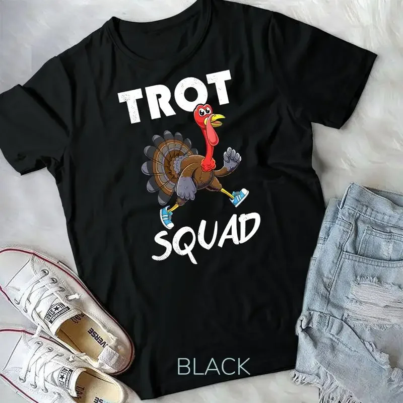 Turkey Trot Thanksgiving Day Funny Costume Jogging Race T Shirt Unisex T shirt