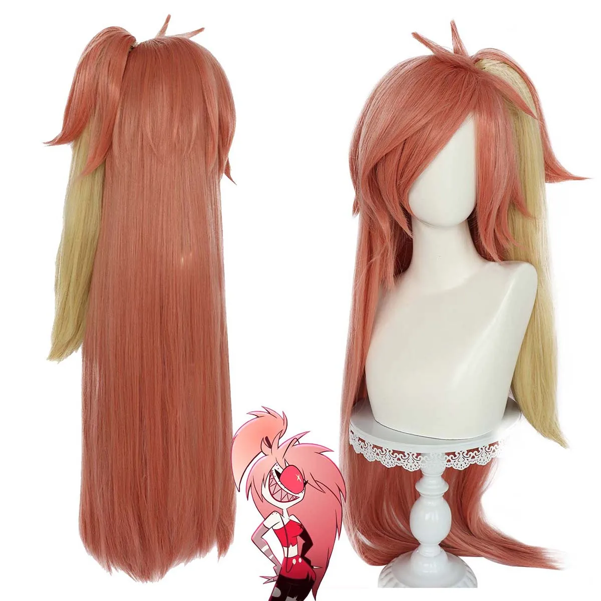 Women Hazzbin Cherry Heat Resistant Hair Wig