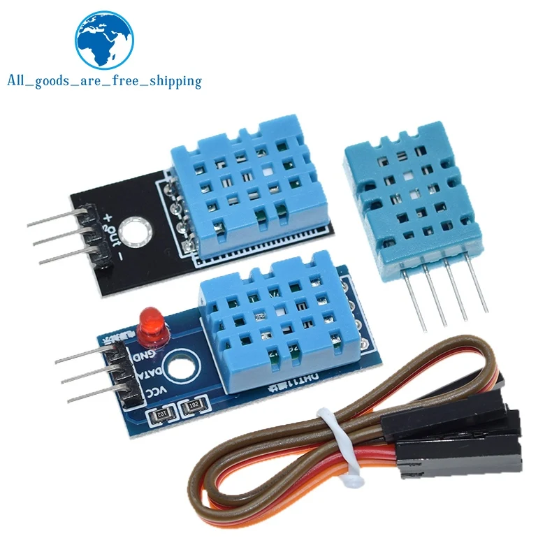 DIYTZT DHT11 Sensor Digital de temperatura y humedad, módulo DHT11 para Arduino