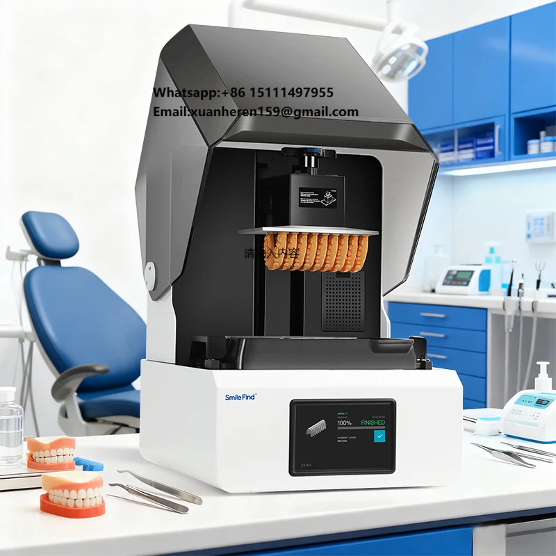 Smile Find Laboratory Lcd Dlp 8k Creality 14k Lcd High-Accuracy Crown Mold Fast Print 3d Machine 405nm Resin Dental