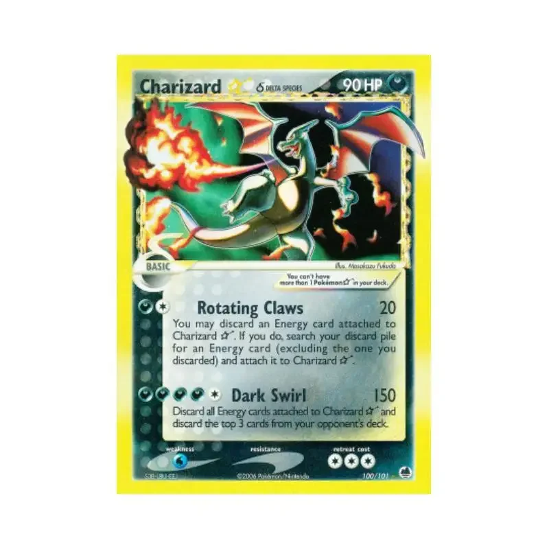 Pokemon PTCG Gold Star Card English Version Mewtwo Rayquaza Diy Self Made Game Anime Collection Cards Toys Kids Gifts