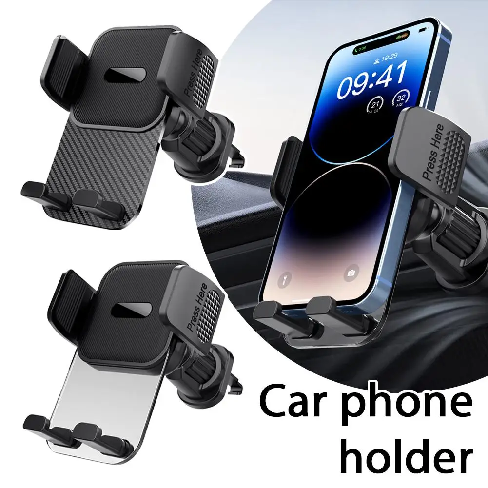 

Car Air Vent Phone Holder 360 Rotation One Hand Operation Secure Grip No Slip Driving Safety Accessories for iPhone Samsung