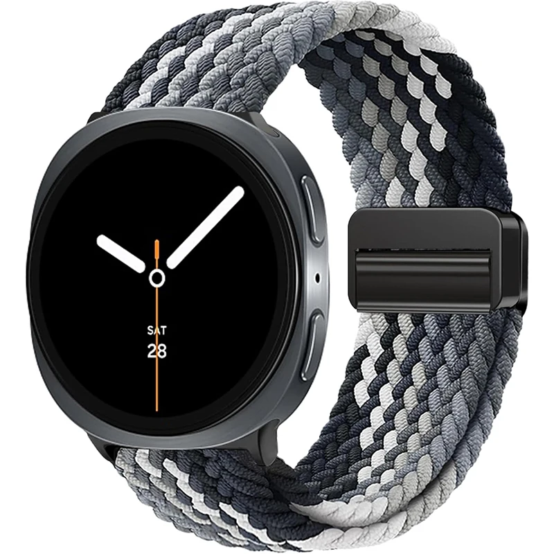 Geflochtenes Solo-Loop-Armband für Samsung Galaxy Watch 8 40/44mm Zubehör Nylon-Armband Correa Galaxy Watch 8 Classic Band 46mm – Detail 21