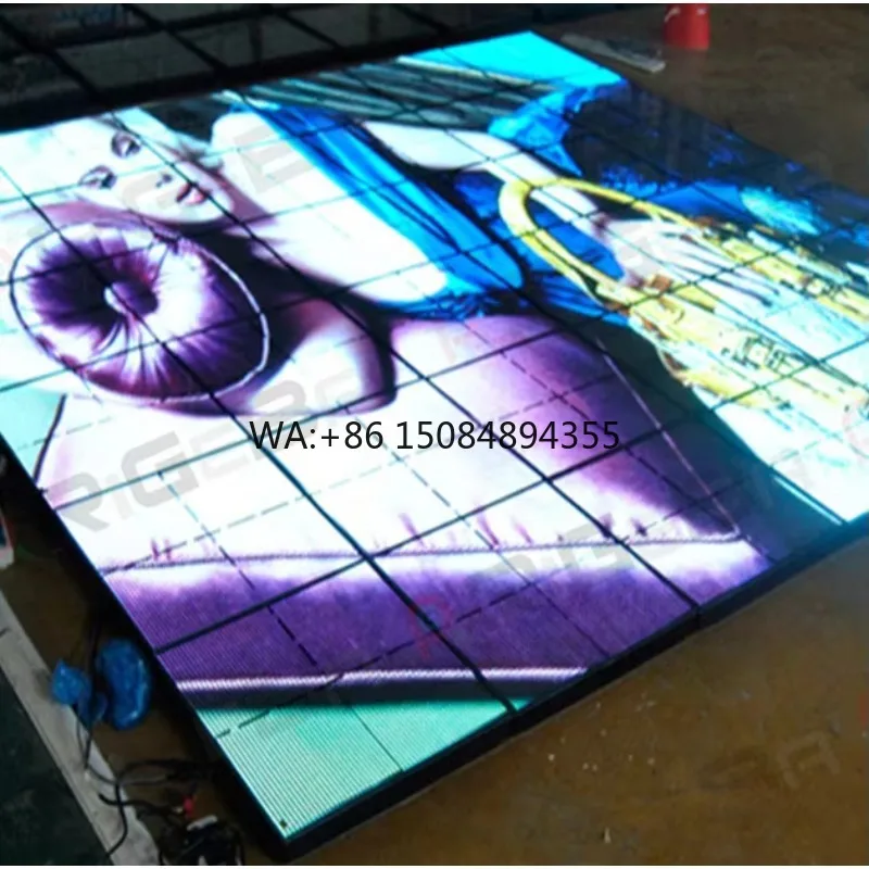 

Newest Design Portable IP65 Waterproof 61*61cm P10 Led Video Dance Floor