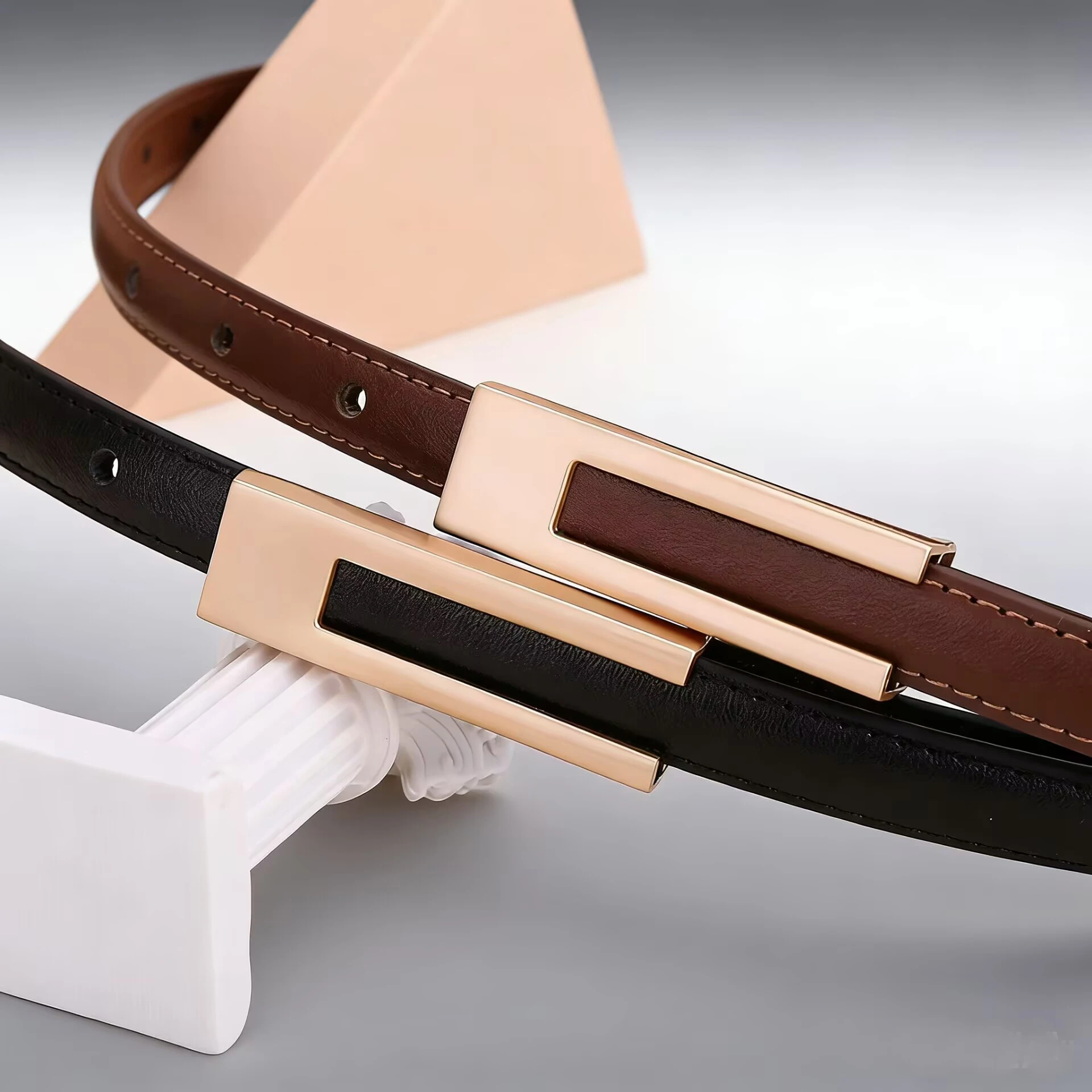 Bayan Modası Sığır Derisi Deri - Leather Belt Braided incelemesi ve fiyatı