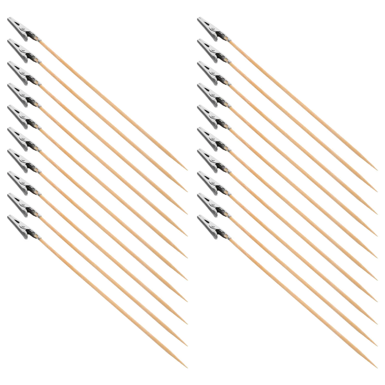 

20 шт. легких зажимов-крокодилов из нержавеющей стали с длинным хвостовиком для поделок, рисования и фиксации материалов