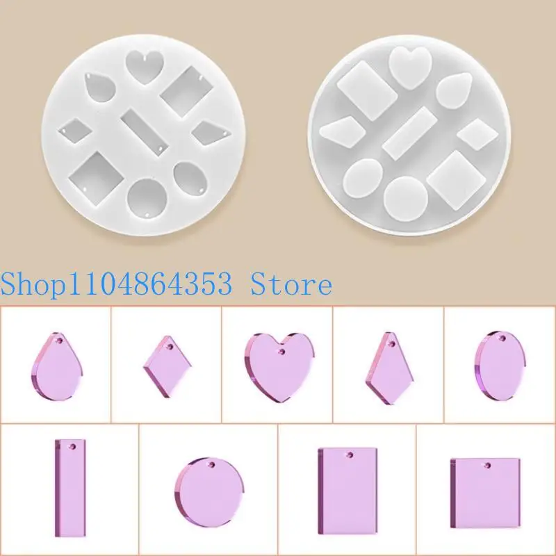 

652F DIY серьги силиконовые формы эпоксидная смола формы для ушей ювелирные изделия ручной работы