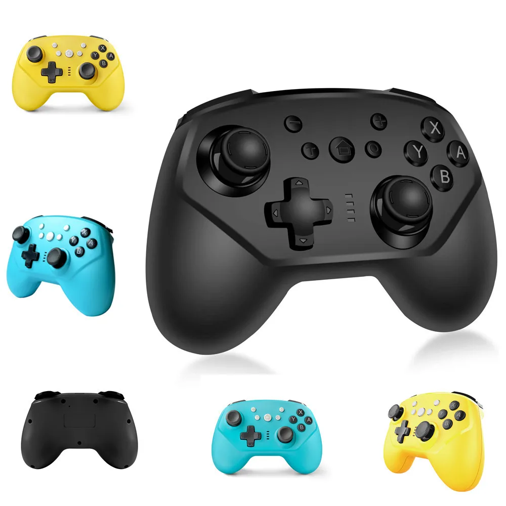 

Wireless game controller for Nintendo switch Bluetooth-compatible gamepad 6 axis body vibration controller for console games