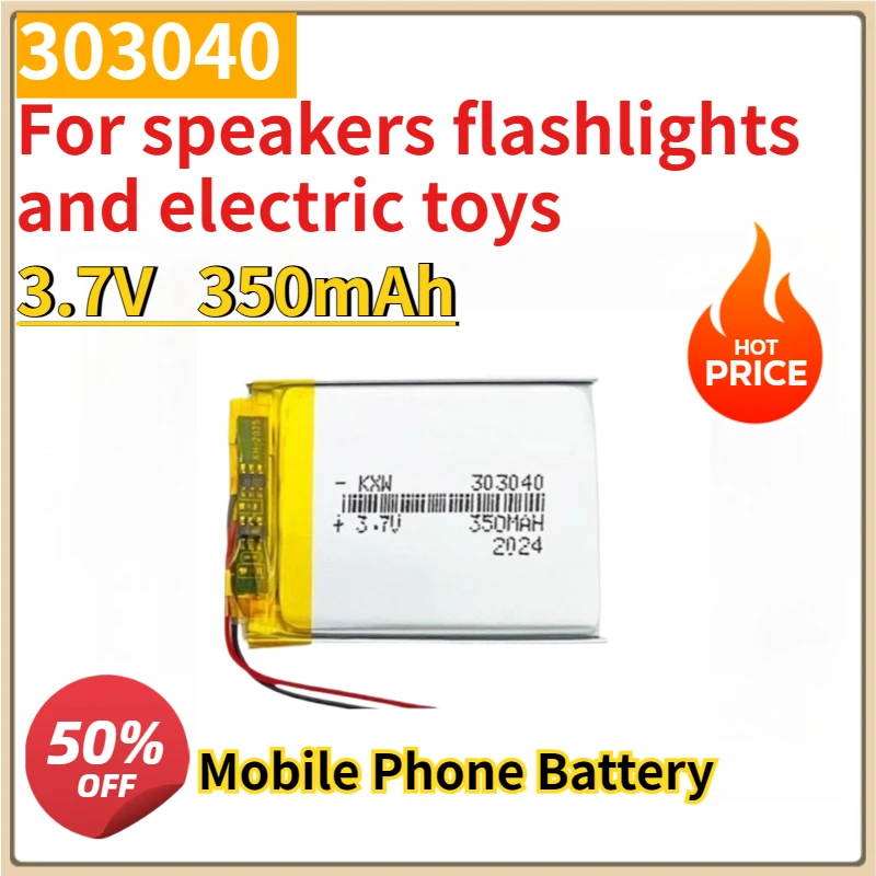 

New 803040 Replacement Battery 3.7V 1000mAh for 303040 403040 503040 603040 703040 903040 103040 Lithium ion Polymer