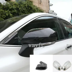 For Toyota Prius 50 series 2016-2020 modified rearview mirror cover bright strip carbon fiber pattern decoration accessories