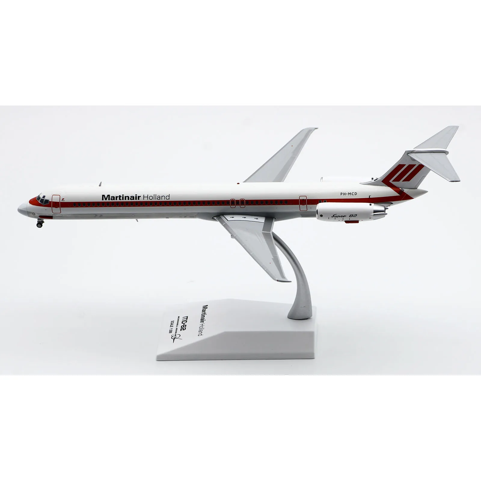 LH2372 Alloy Collectible Plane Gift JC Wings 1:200 Martinair MCDONNELL DOUGLAS MD-82 Diecast Aircraft Jet Model PH-MCD