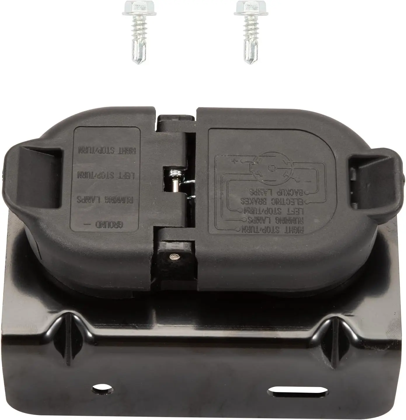 

Rear Bumper Trailer Hitch Tow Plug for 2011-2022 Dodge Ram 1500 2500 3500 7-Pin