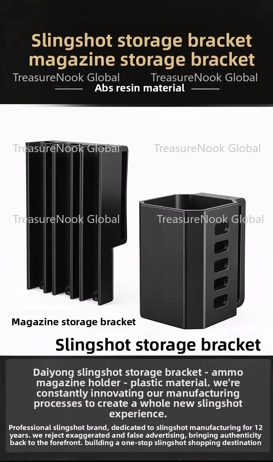 Automatic Loading Sling Accessory Multi-shot Slingshot Dedicated Storage Box Rack Speed Sling Rack Shooting Holder Cover Outdoor