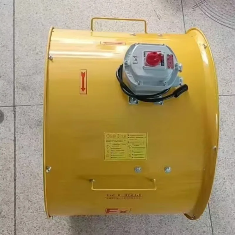 Large Size Portable Explosion-Proof Axial Flow Fan 380V Ball Bearing High Power Low Noise Electric ODM Exhaust Ventilation