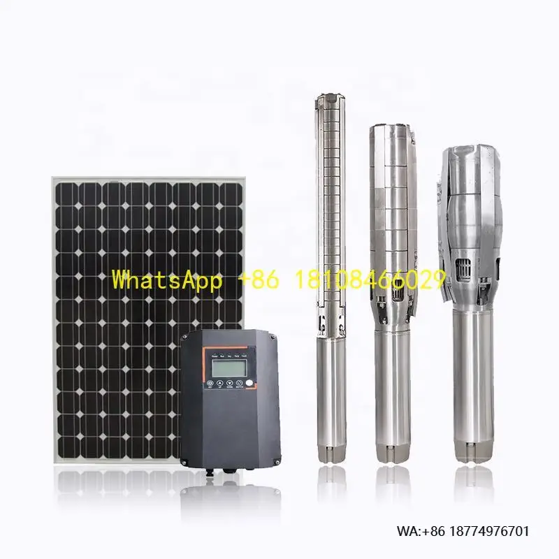 

Гарантия для фермы Бесщеточный солнечный водяной насос постоянного тока 3000 Вт 450 В 126 м Подъем 14,0 м3/ч Емкость SS304 Сертифицирован ISO TUV 2 года