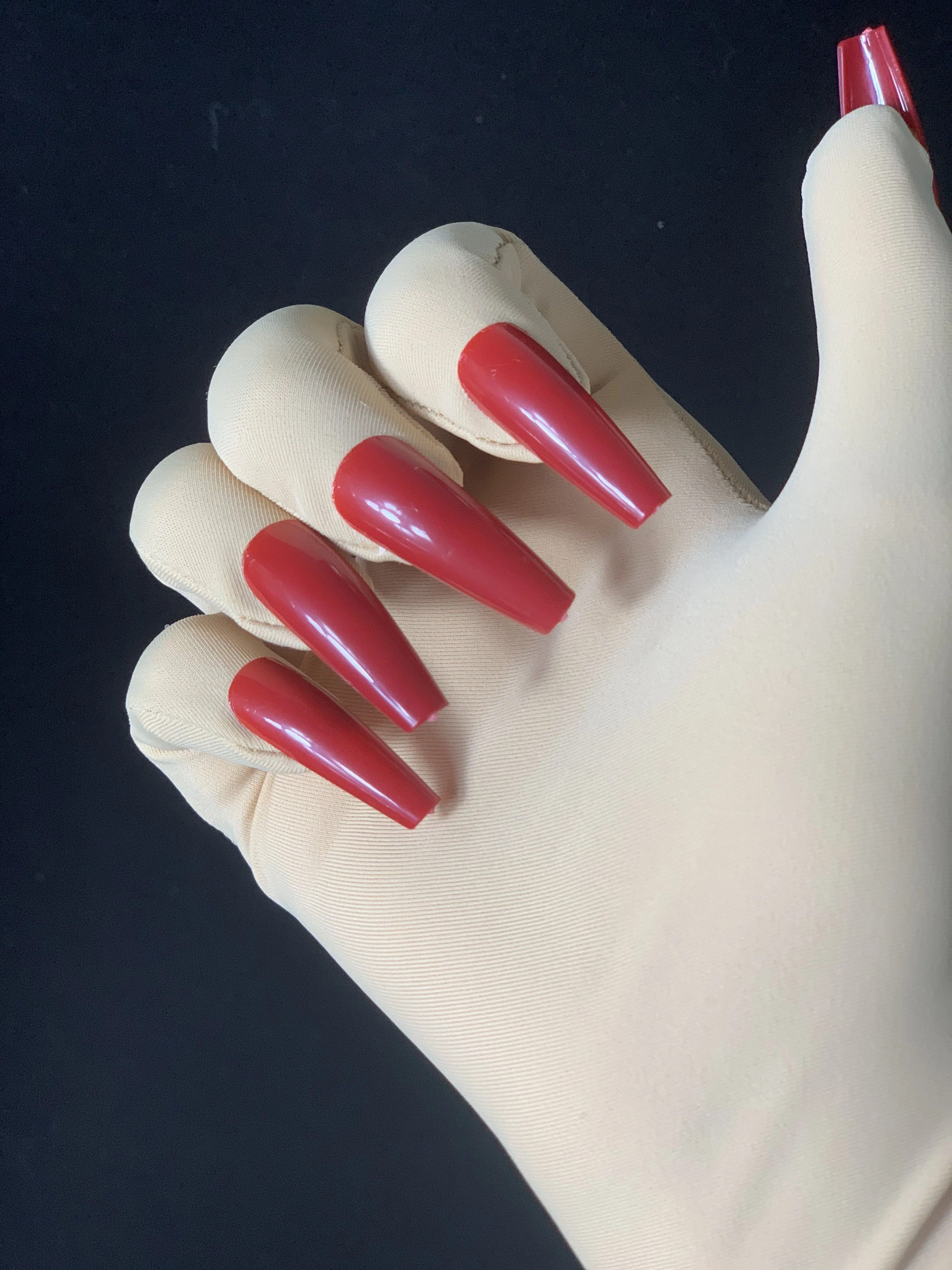 Cosplay Luxury Crossdressing Male To Female Customized Nails Service For Skin Kigurumi Zentai Gloves With Fake Nail Art