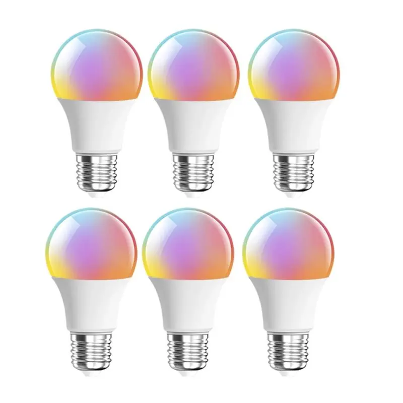 Handy Tool 6PCS 15W LED Smart Bulb, RGB Bulb Home Use
