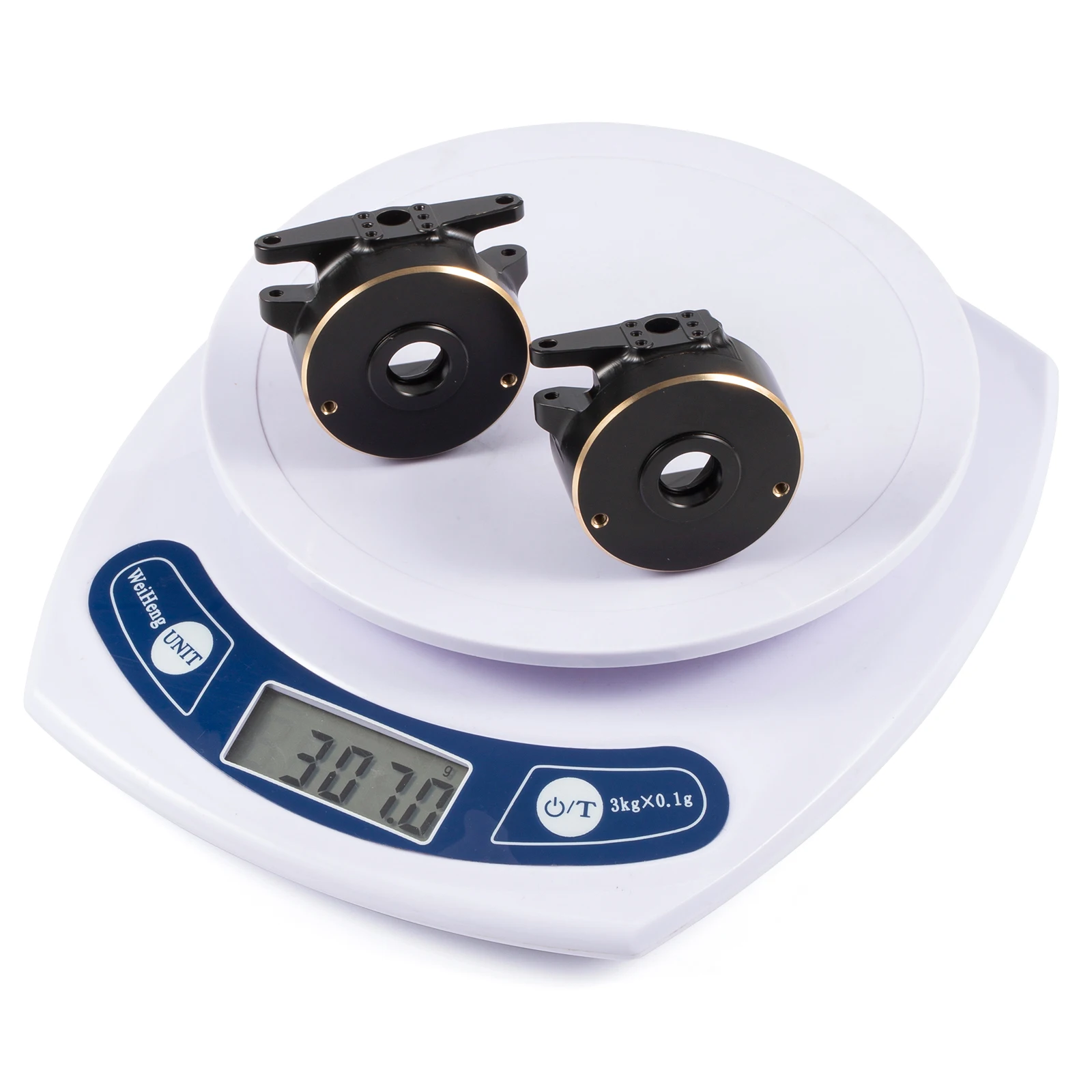 Junta de dirección de latón mecanizada y pesas de tapa de tubo de eje trasero para actualizaciones de centro de gravedad de bajada óptica Vanquish H10