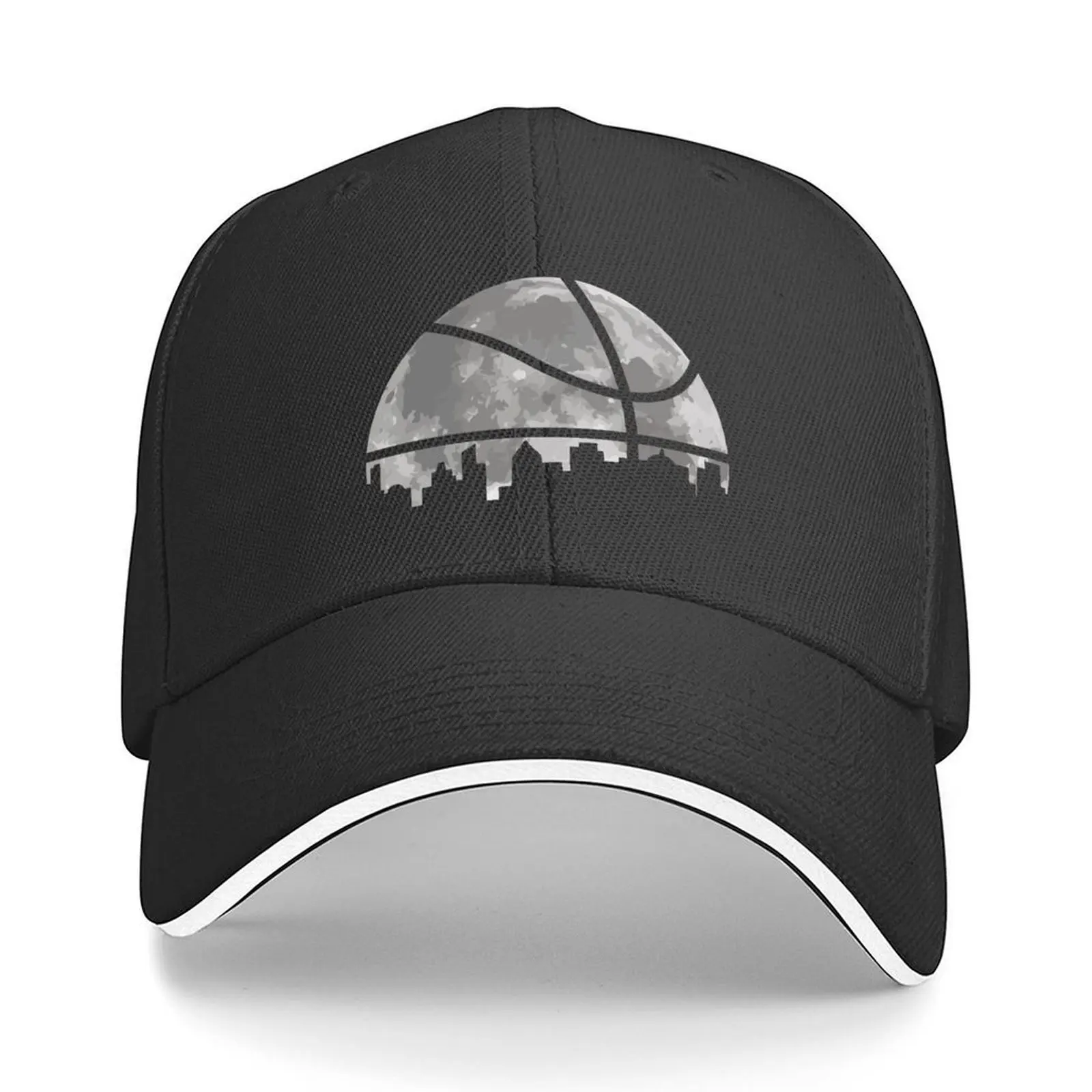 

Street baller, Basketball moon city art Baseball Cap Luxury Cap Vintage Fashion Beach Male hat Women's Hats 2025 Men's