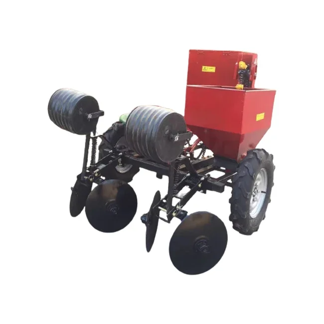 semi-automatic Potato Planter multifunction potato planting machine potato seeder matched farm tractor