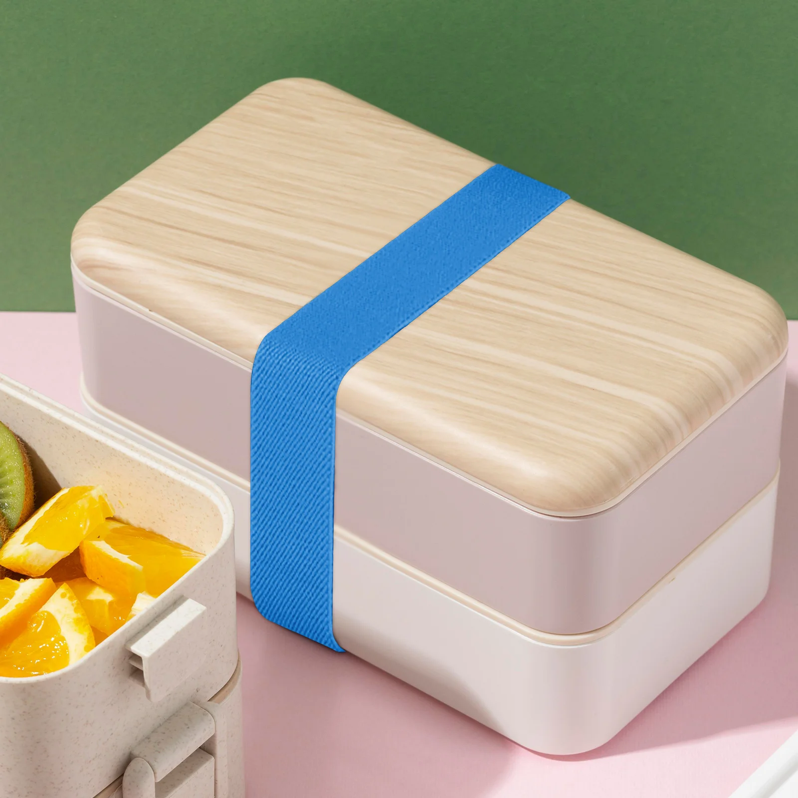 

4 Pcs Elastic Band for Lunch Box Bento Straps Cinch Wrap Bundling Container Sealing Adjustable Fit Color Variety Outdoor