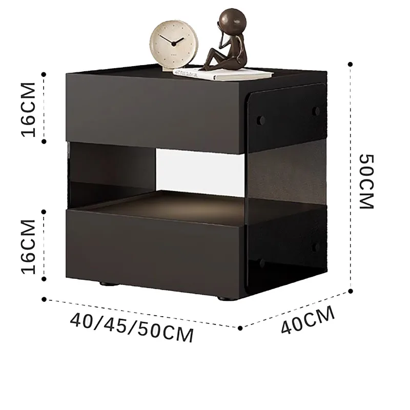 Modern Minimalist Nightstand Nordic Luxury Storage Organizer Nightstand Trendy Design Comodini Camera Da Letto Home Furniture