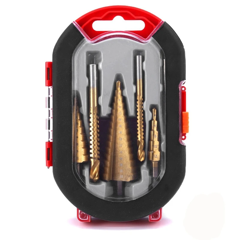 

6Pcs HSS Steel Titanium C Set 32Mm Metal Hole Cutter Wood Drilling Hole Saw Tool+3,6,8 Saw Drill