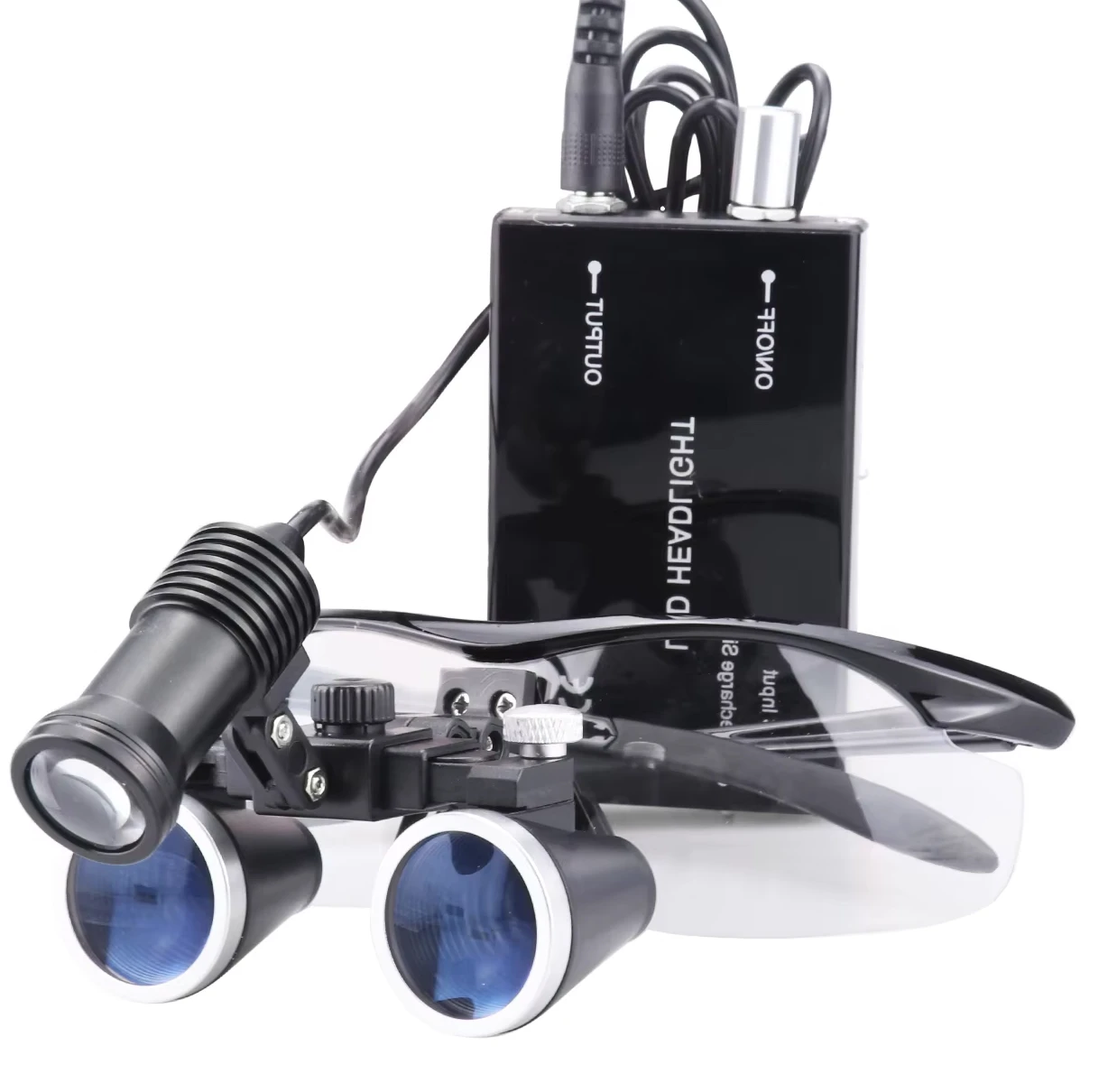Hot Sales Tools Loupe Binocular \ Loupe Light 2.5X/3.5X 5w Head Lamp Loupes
