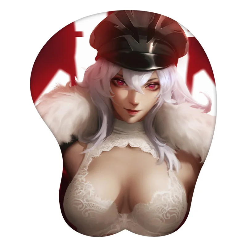 

3d-коврик для мыши Graf Zeppelin, силиконовый привлекательный Оригинальный игровой коврик для запястья, подарок