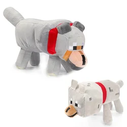 New arrival Minecraft My world new size gray Wolf game doll boy girl birthday New Year gift spot cute simulation plush toy