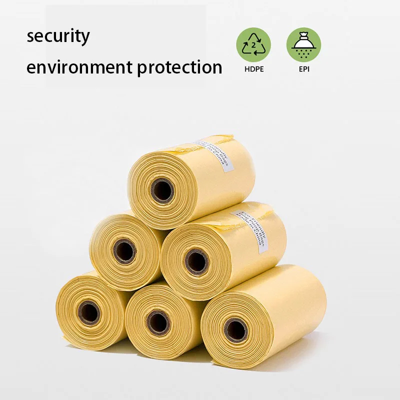 Pet Litter Bags Articles Shit Cleaning Translucent Garbage Bag Degradable Portable Litter Box Accessories Sanitary Dog Poop Bag