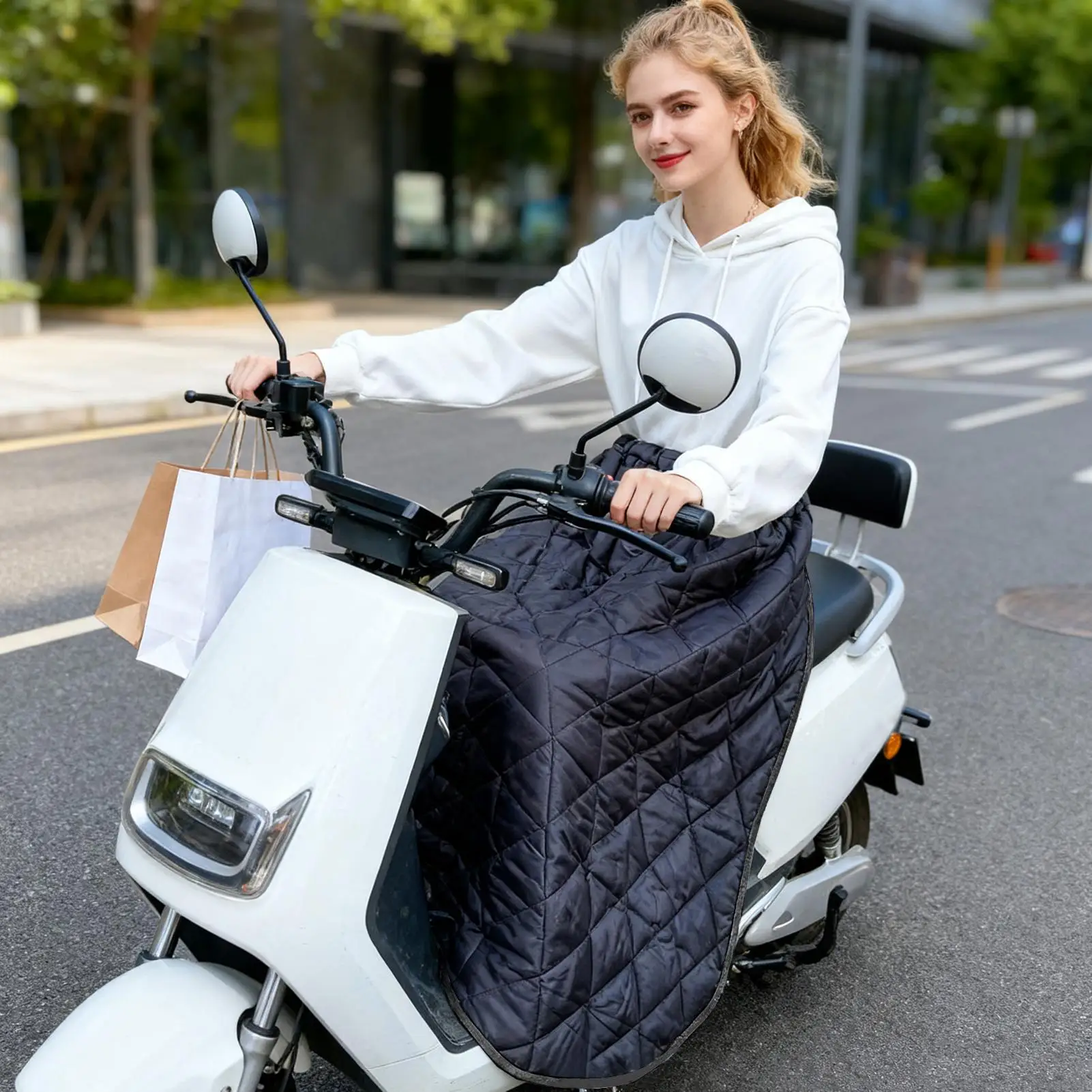 Windproof Waterproof Leg Cover for Electric Scooter Motorcycle Cold Weather Protection Blanket for Adults Commuting Leg Cover